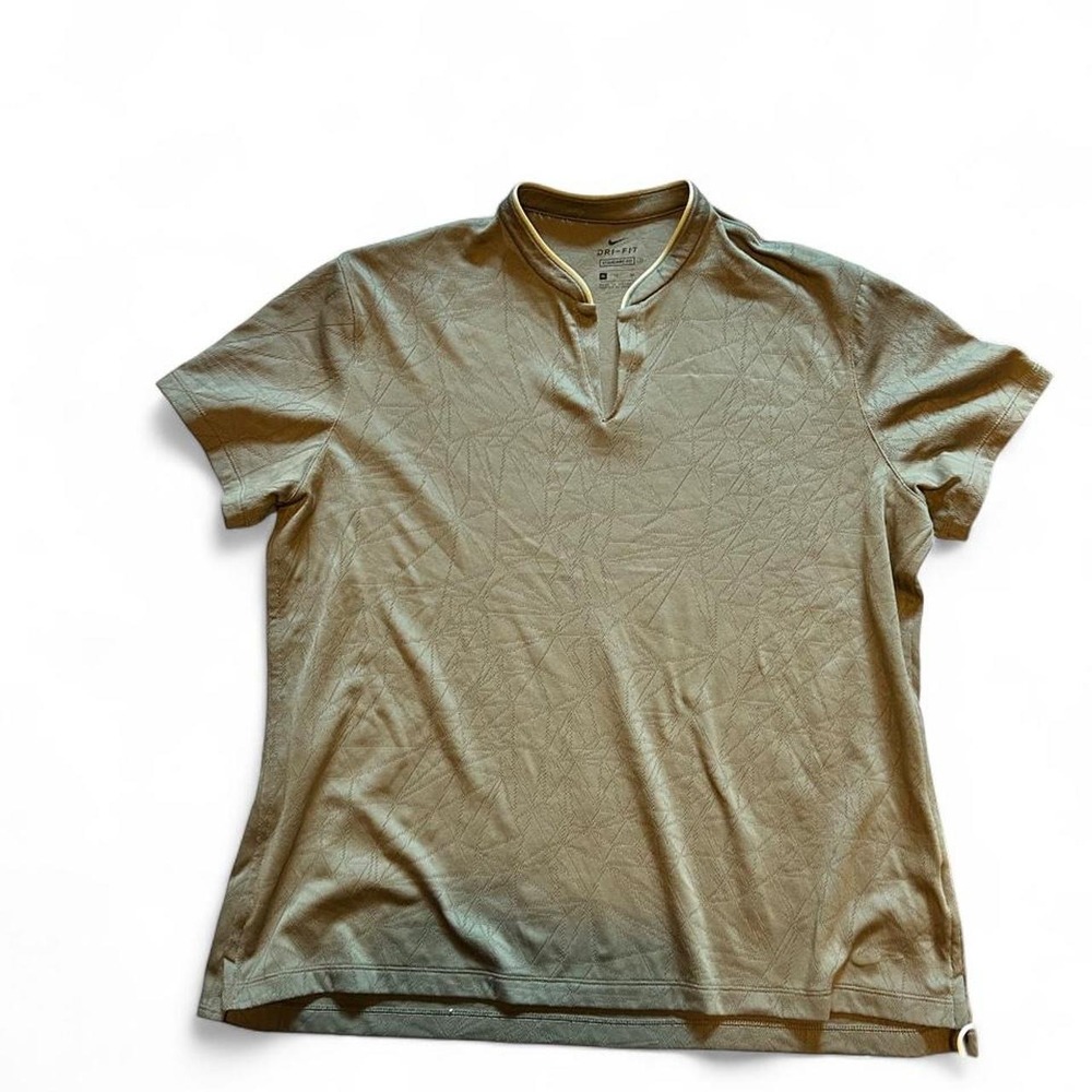 Nike Dri-Fit Green Collared Shirt